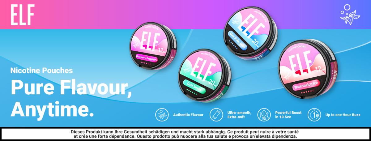 ELF Nicotine Pouches 12mg Dose mit 20 Stk.