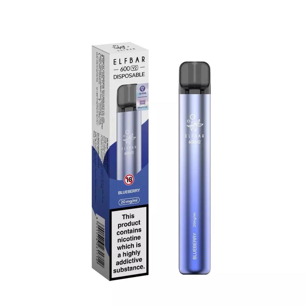ELF BAR 600 V2 20mg/ml 550mAh 600 Züge