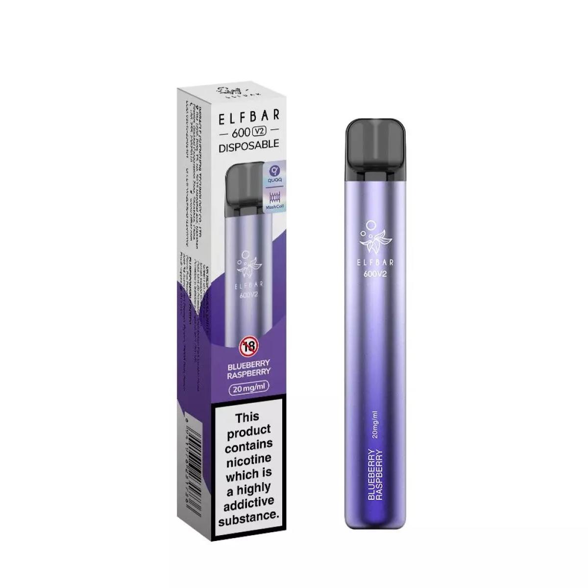 ELF BAR 600 V2 20mg/ml 550mAh 600 Züge