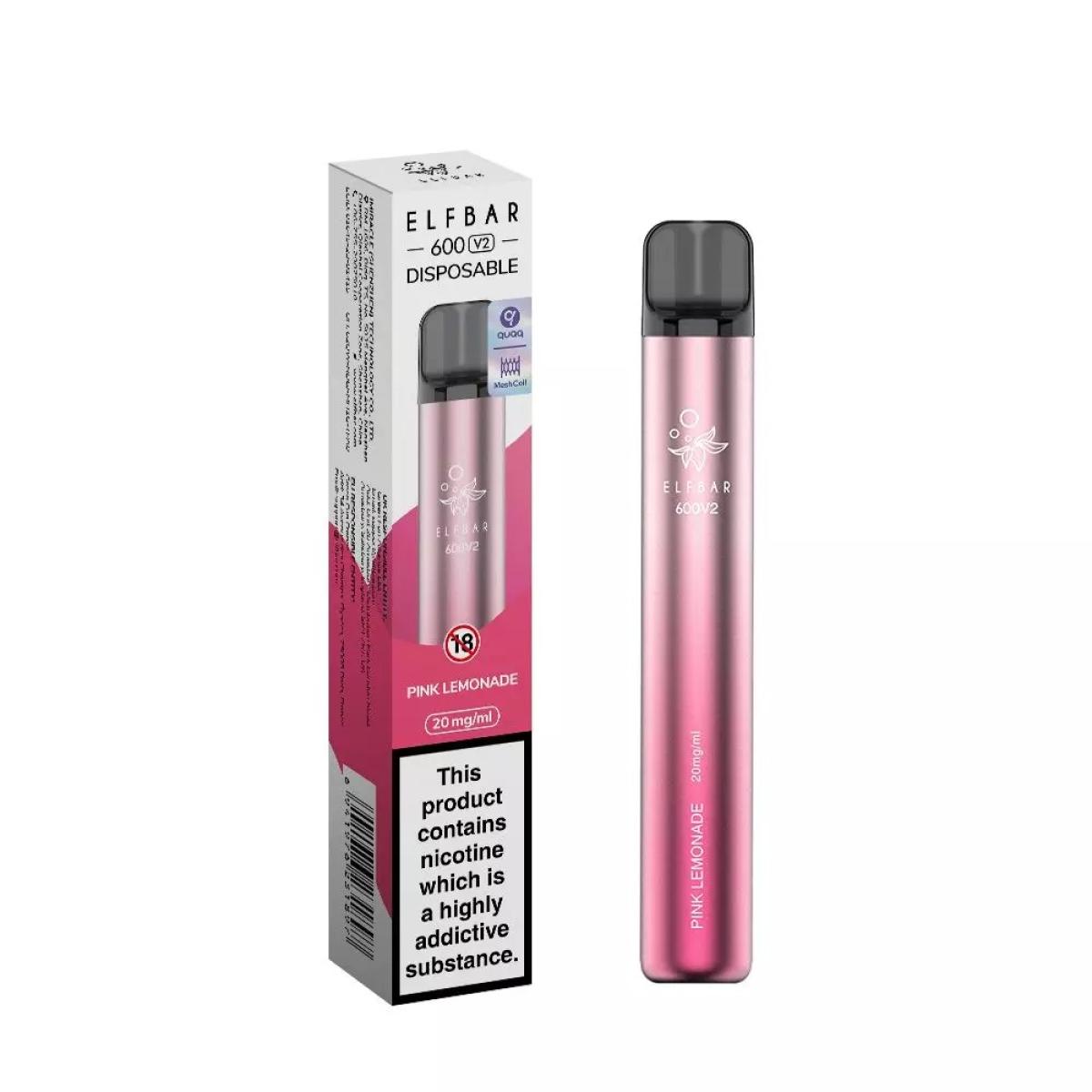 ELF BAR 600 V2 20mg/ml 550mAh 600 Züge