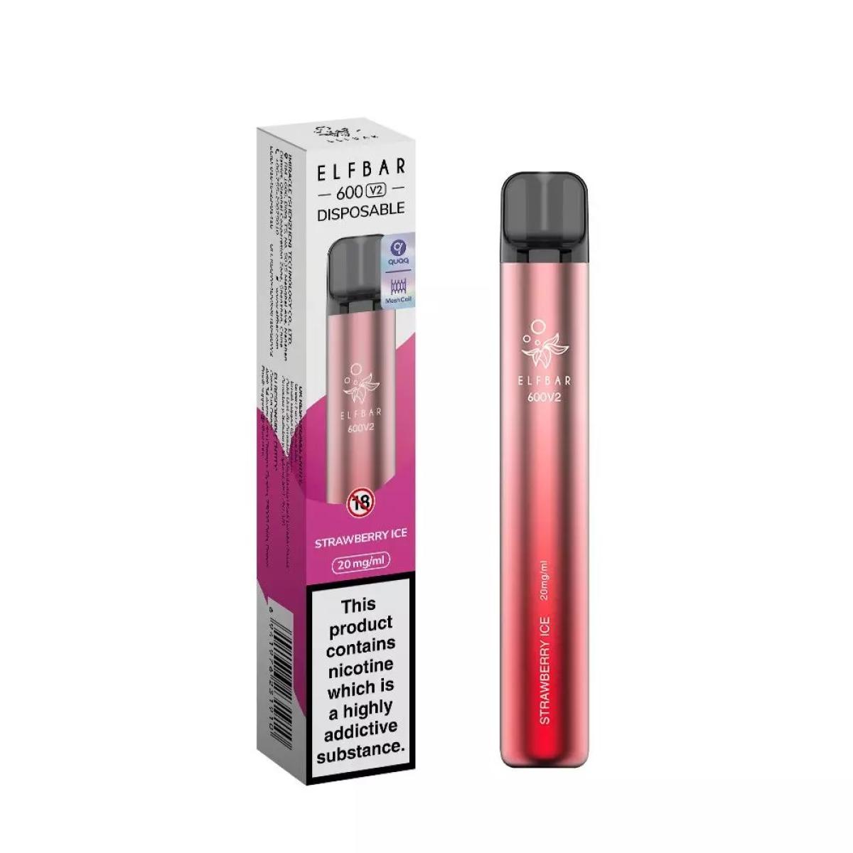 ELF BAR 600 V2 20mg/ml 550mAh 600 Züge