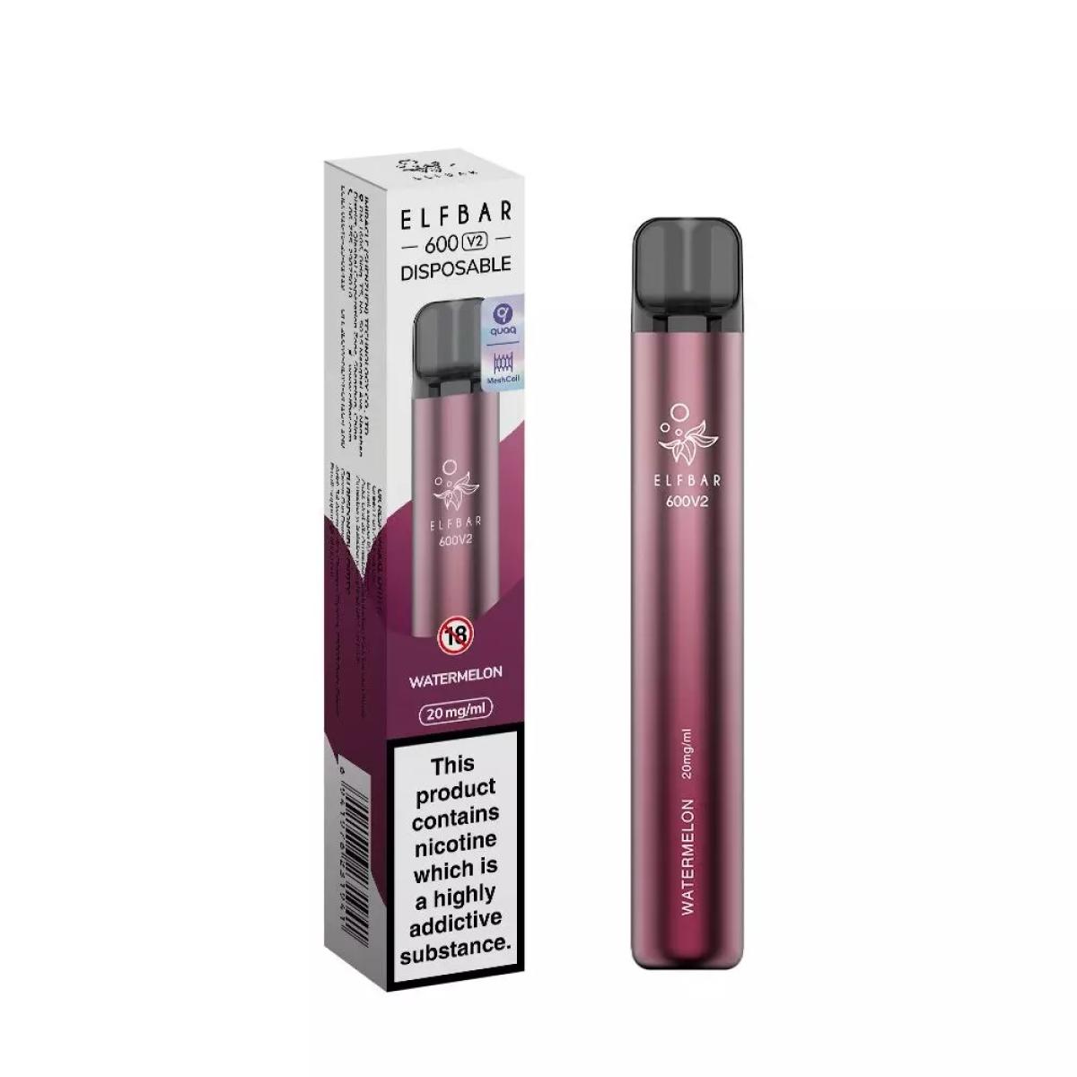 ELF BAR 600 V2 20mg/ml 550mAh 600 Züge