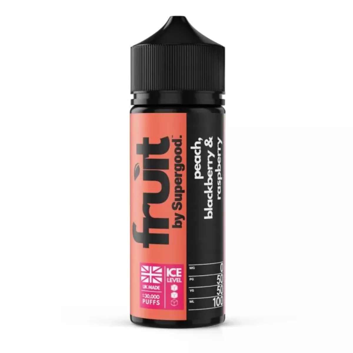 Supergood FRUIT Liquids Peach Blackberry Raspberry - 100ml Shortfill