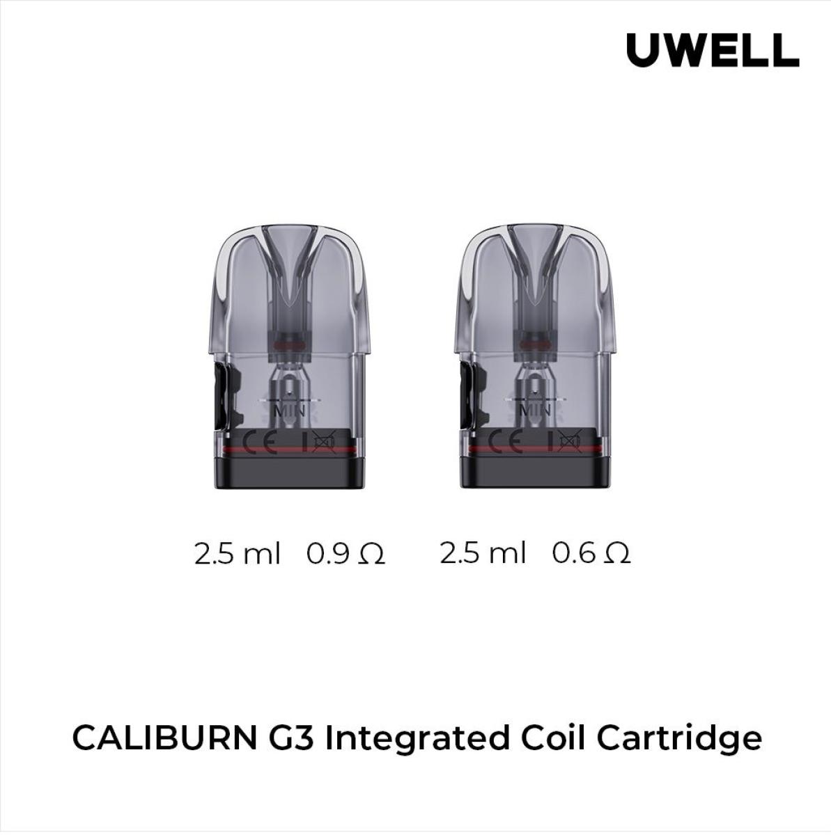 Uwell Caliburn G3 GK3 Pod  4 Stk. 2.5ml oder 3ml inkl. Coil
