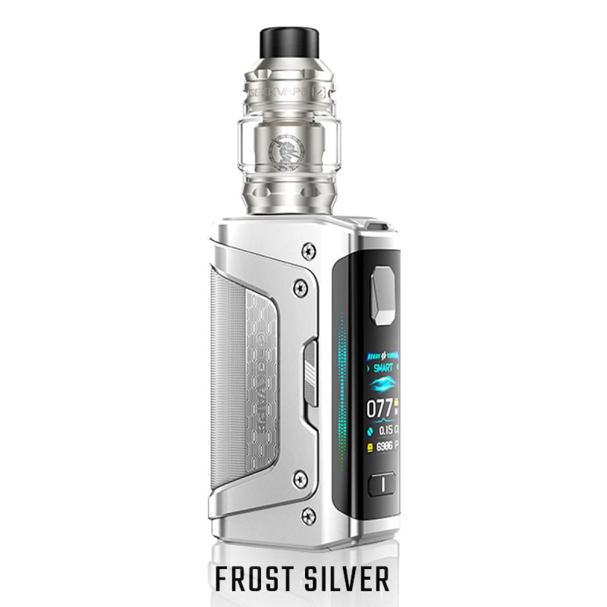 GeekVape Aegis Legend 5 200W TC Kit Zeus Z Tank 5.5ml Frost Silver
