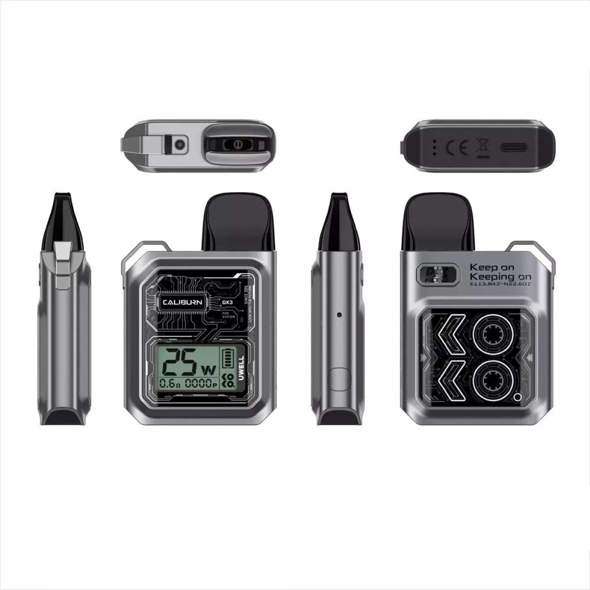 Uwell Caliburn GK3 Podset (Starterkit) 900mAh 2.5ml