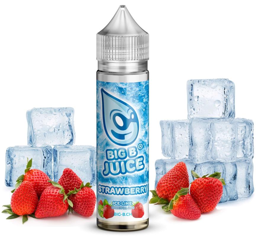 BIG B Juice ICE Line, Strawberry, Shortfill, 50 ml