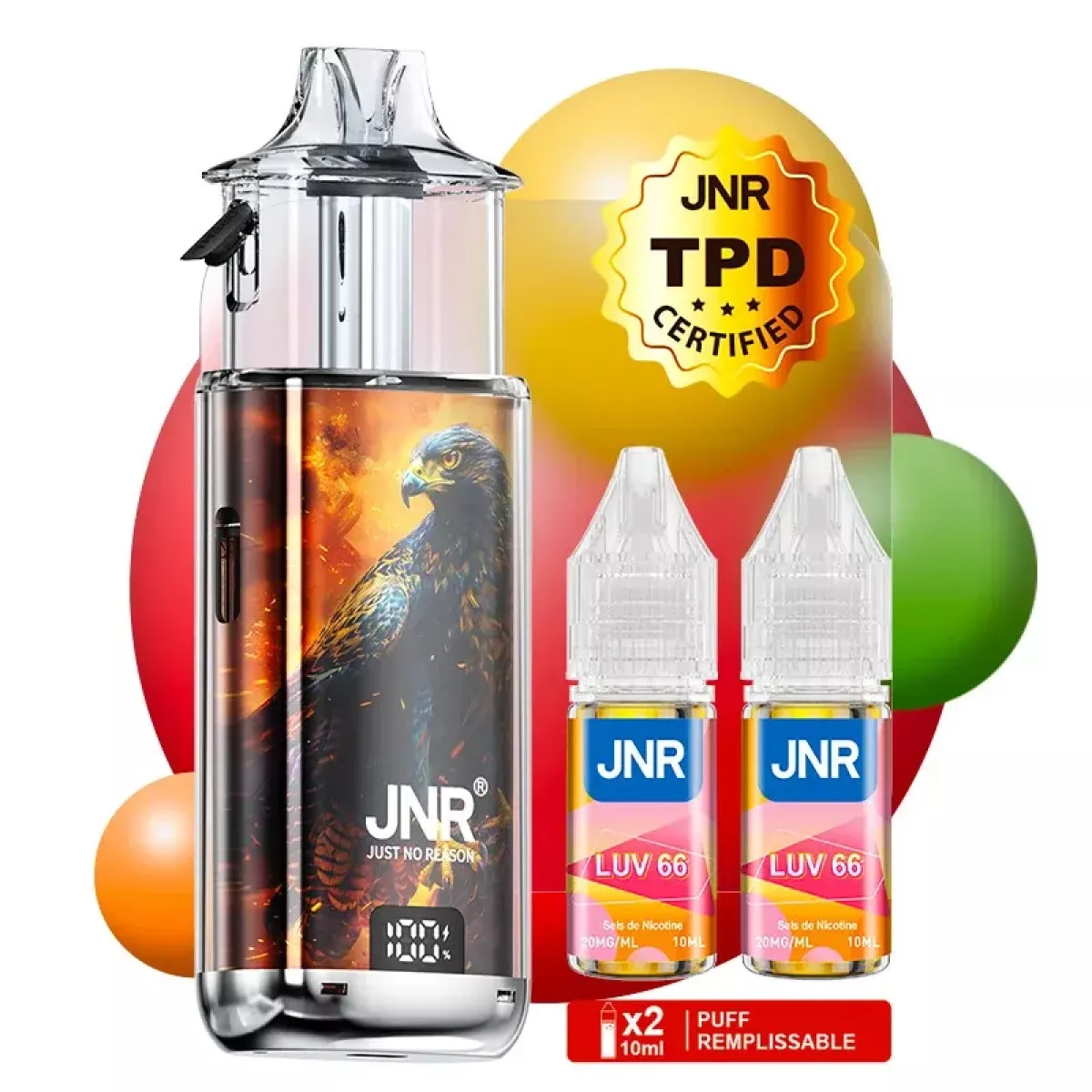JNR Falcon Infinity 55K Set Zitrusfrüchte Passionsfrucht