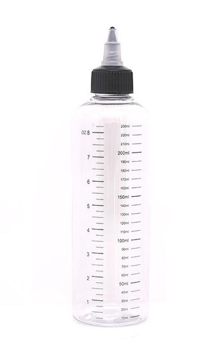 230ml Leerflasche (PET) mit Skala