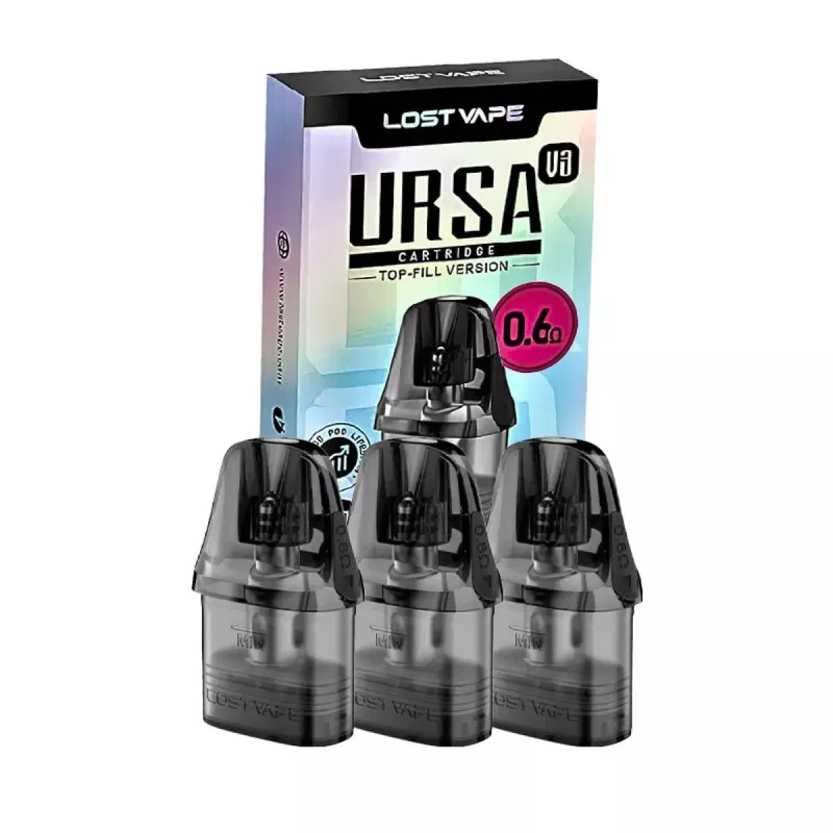Lost Vape Kartuschen Ursa V3, 2.5ml, 3er Pack