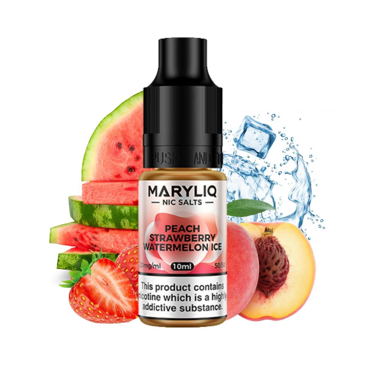 Lost Mary - Nikotin Salz Liquid Maryliq 20mg/ml Peach Strawberry Watermelon