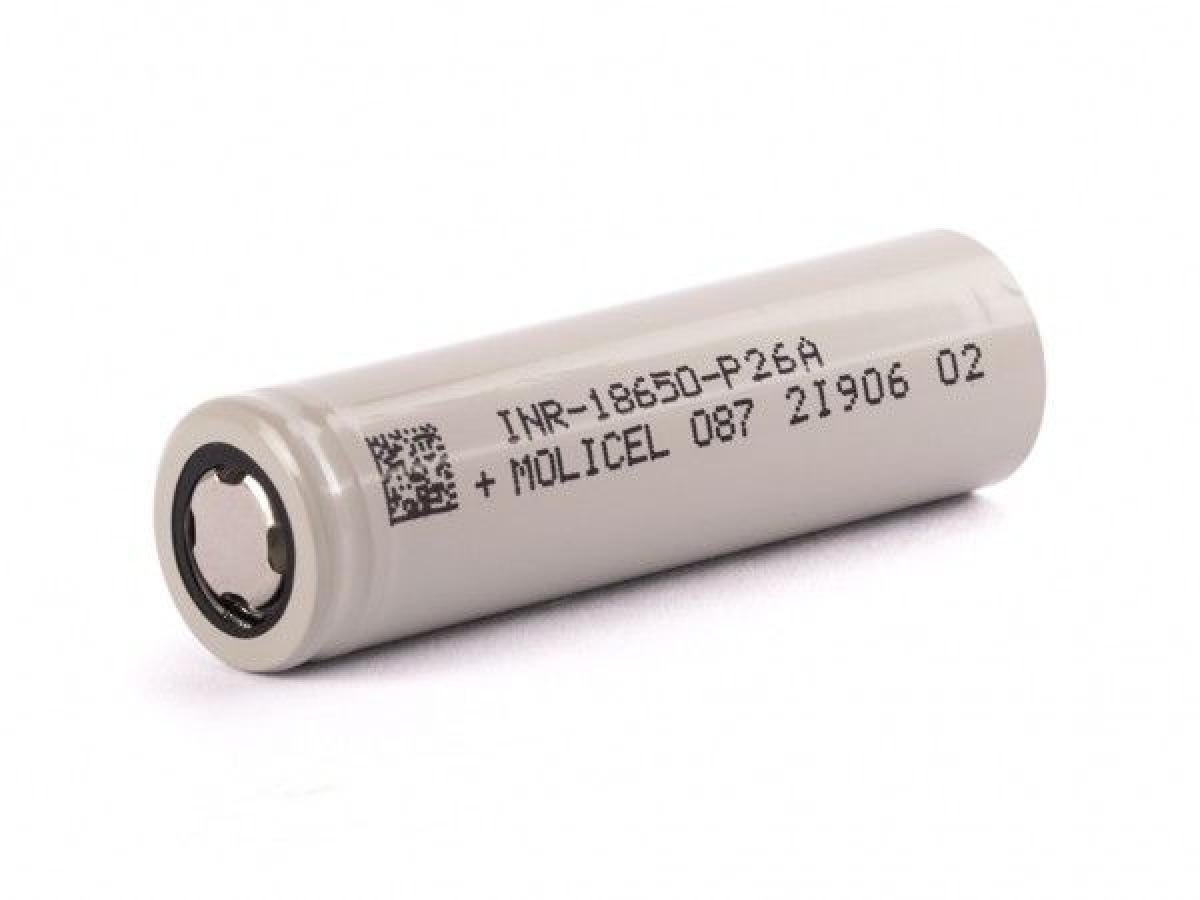 Molicel 18650 2600 mAh 35A unprotected