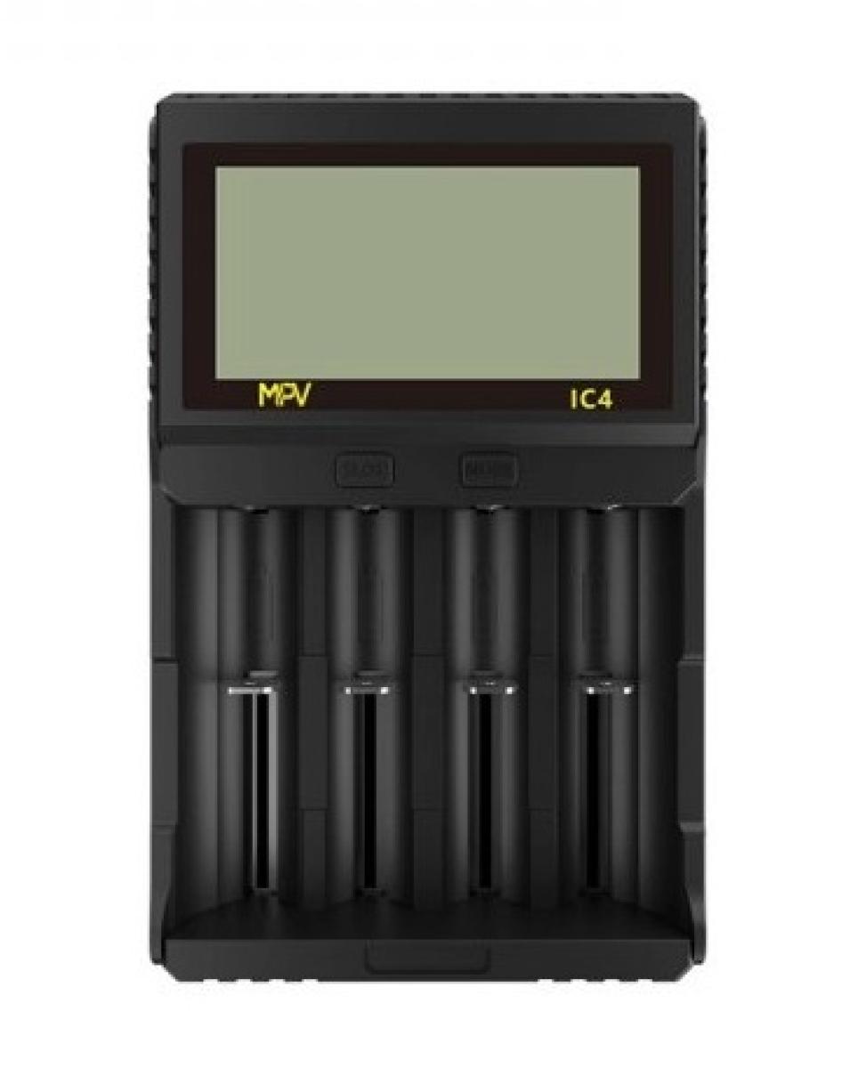 MPV Ladegerät IC4 4-Slot 10440 bis 26650