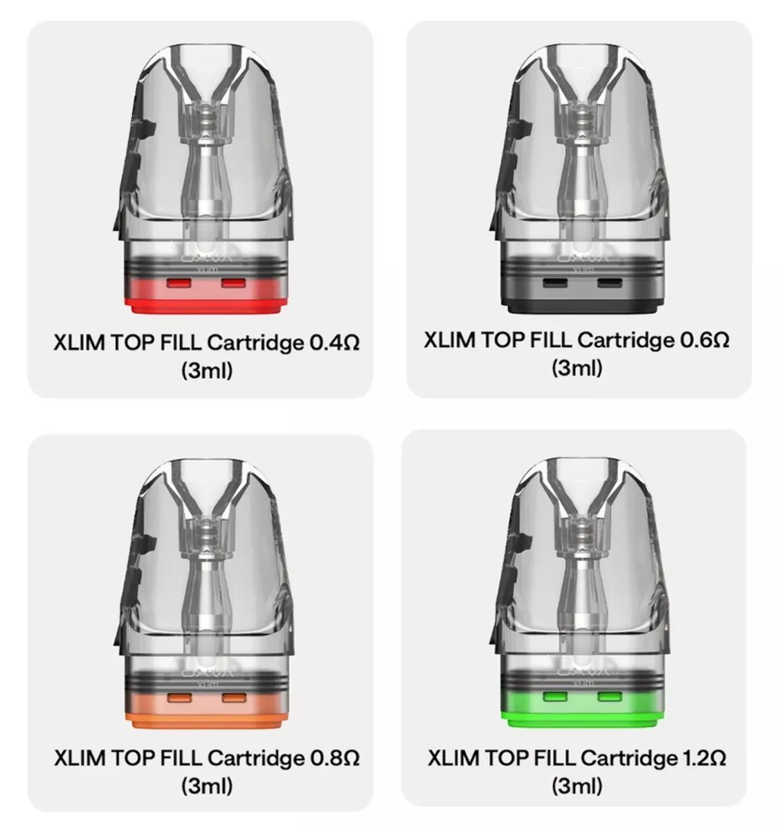 Oxva XLIM Kartuschen Pod Top Fill 3 Stk. 3ml
