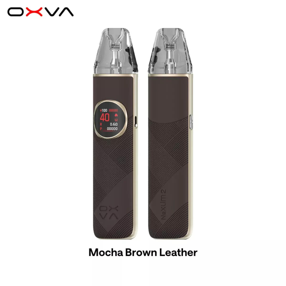 Oxva NeXLIM 2 Kit 2000mAh 40W 4ml Mocha Brown Leather
