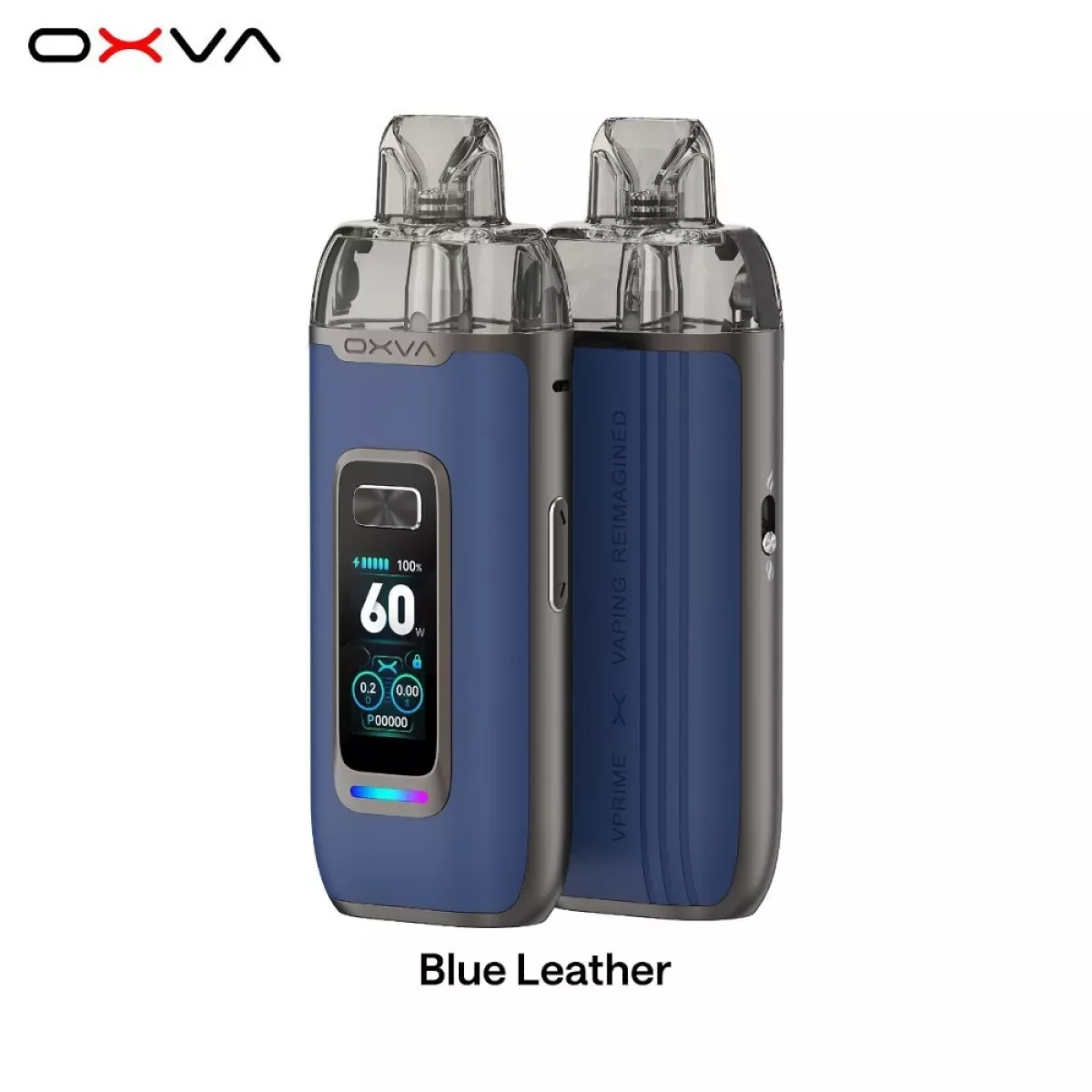 Oxva VPRIME Kit 2600mAh 60W 5ml Blue Leather
