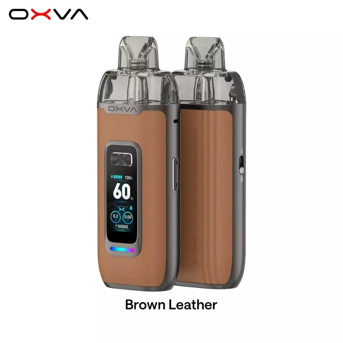 Oxva VPRIME Kit 2600mAh 60W 5ml Brown Leather