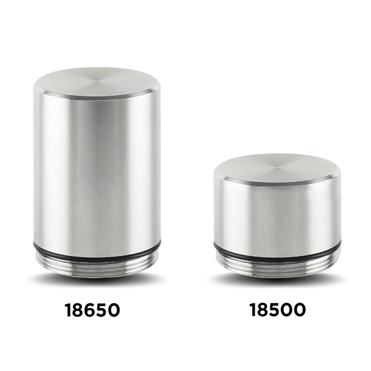 PIPELINE BOX Akkuhülse "rund" von Arcana Mods 18650, 18500 und 18350
