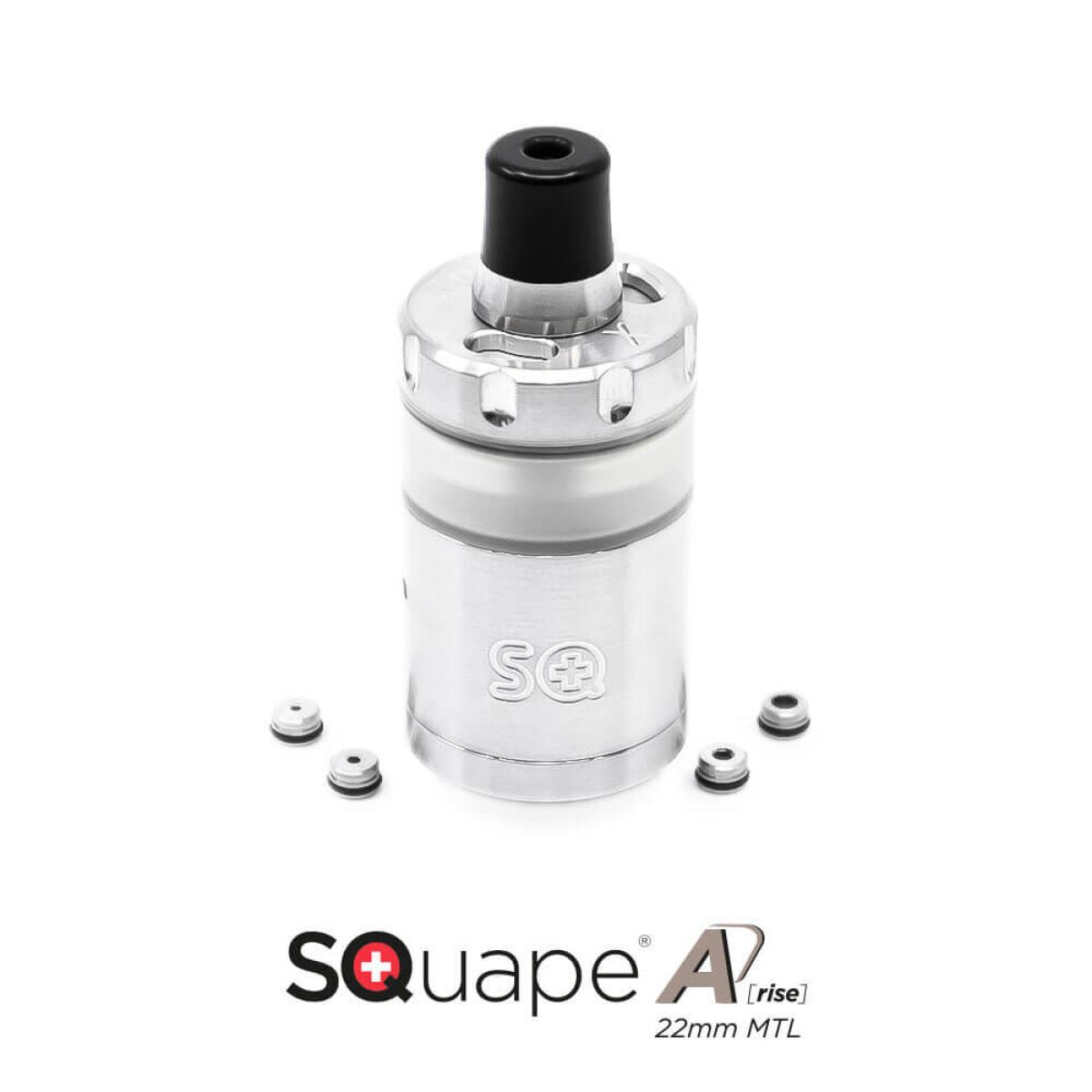 SQuape A[rise] RTA 22mm MTL, SILBER