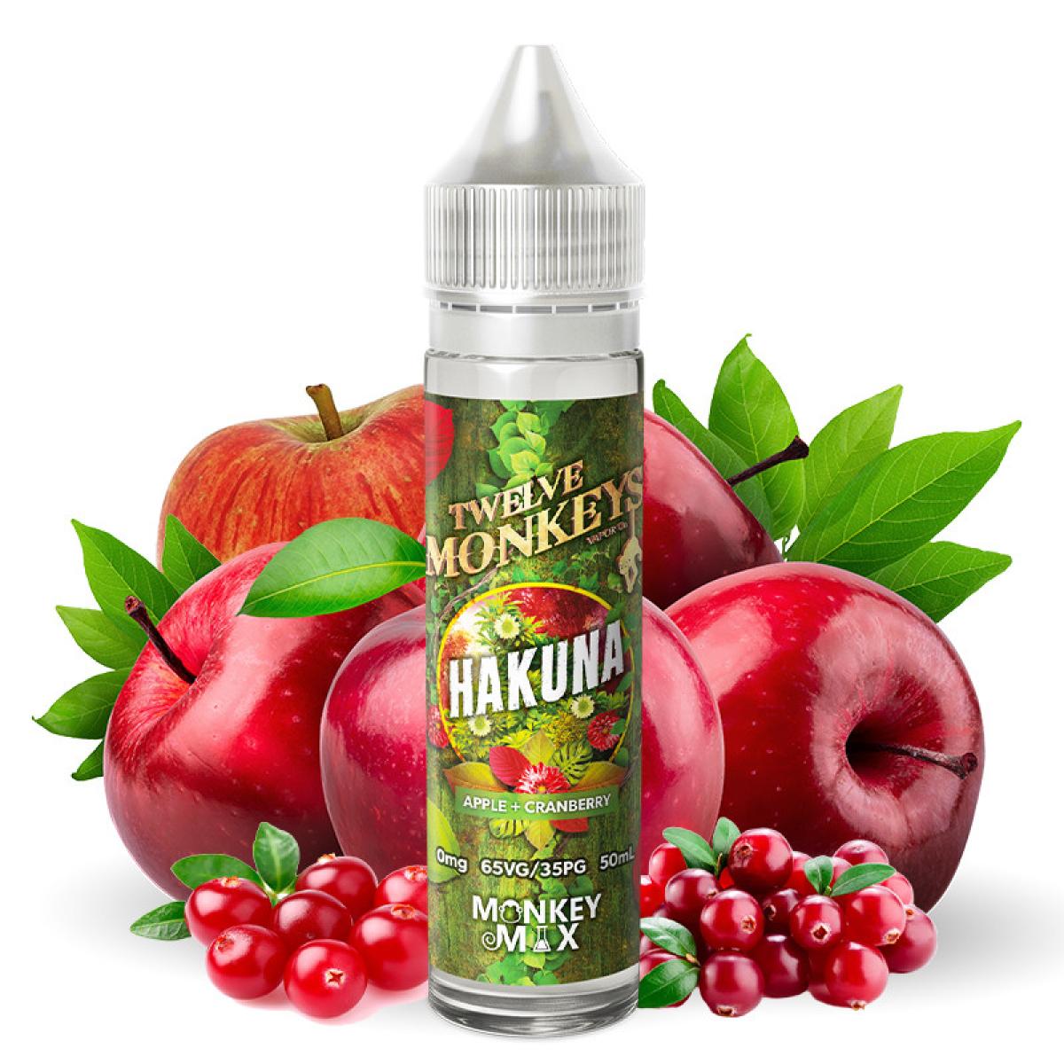 Twelve Monkeys Hakuna, 50/60ml, Shortfill