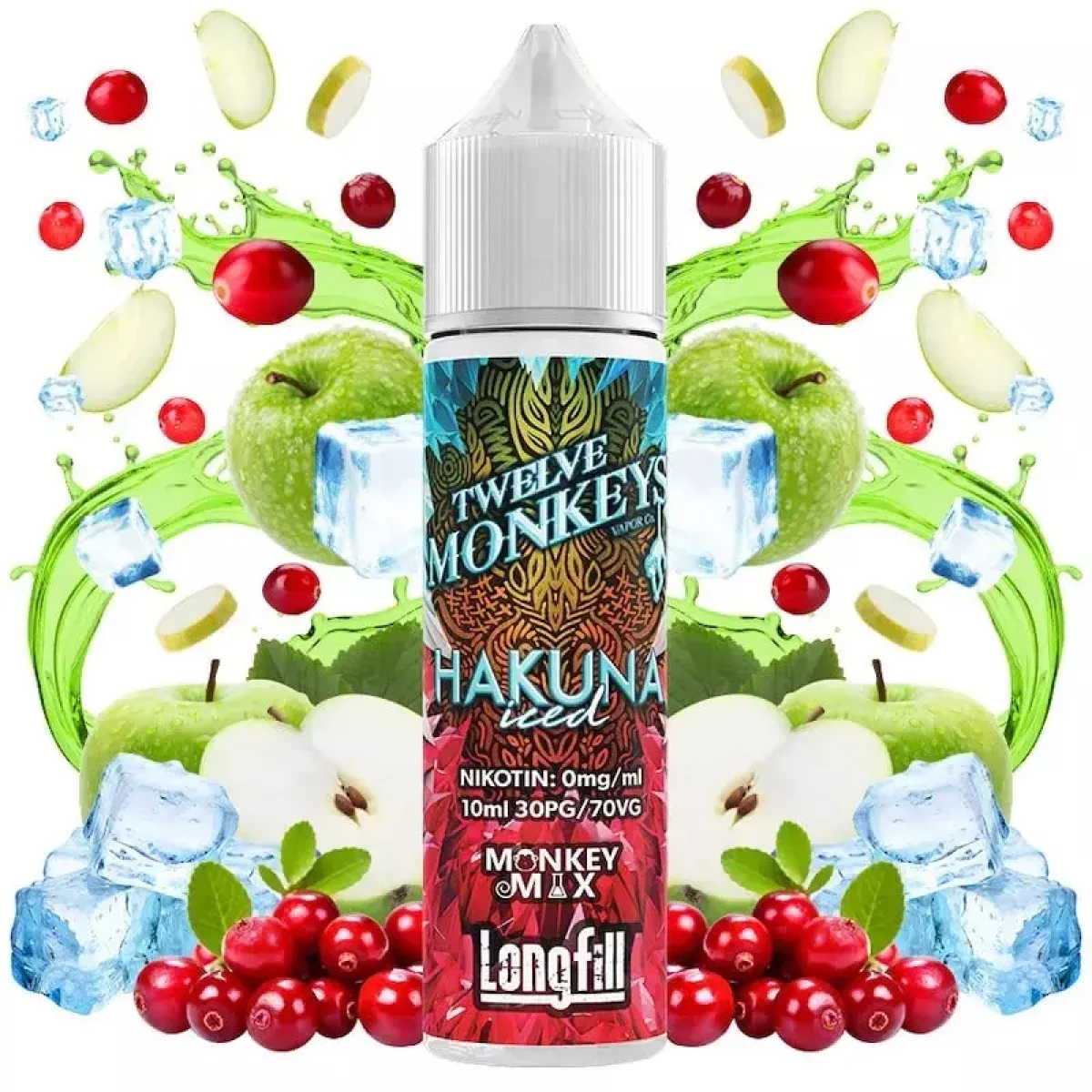 Twelve Monkeys Hakuna Iced 10/60ml Longfill Aroma