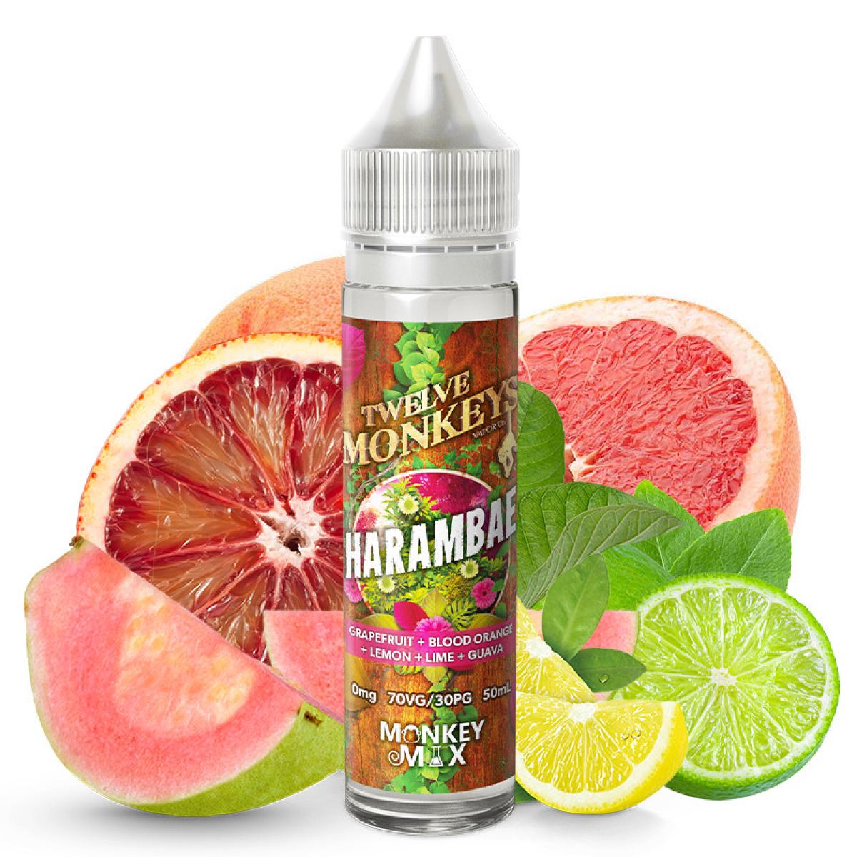 Twelve Monkeys Harambae, 50/60ml, Shortfill