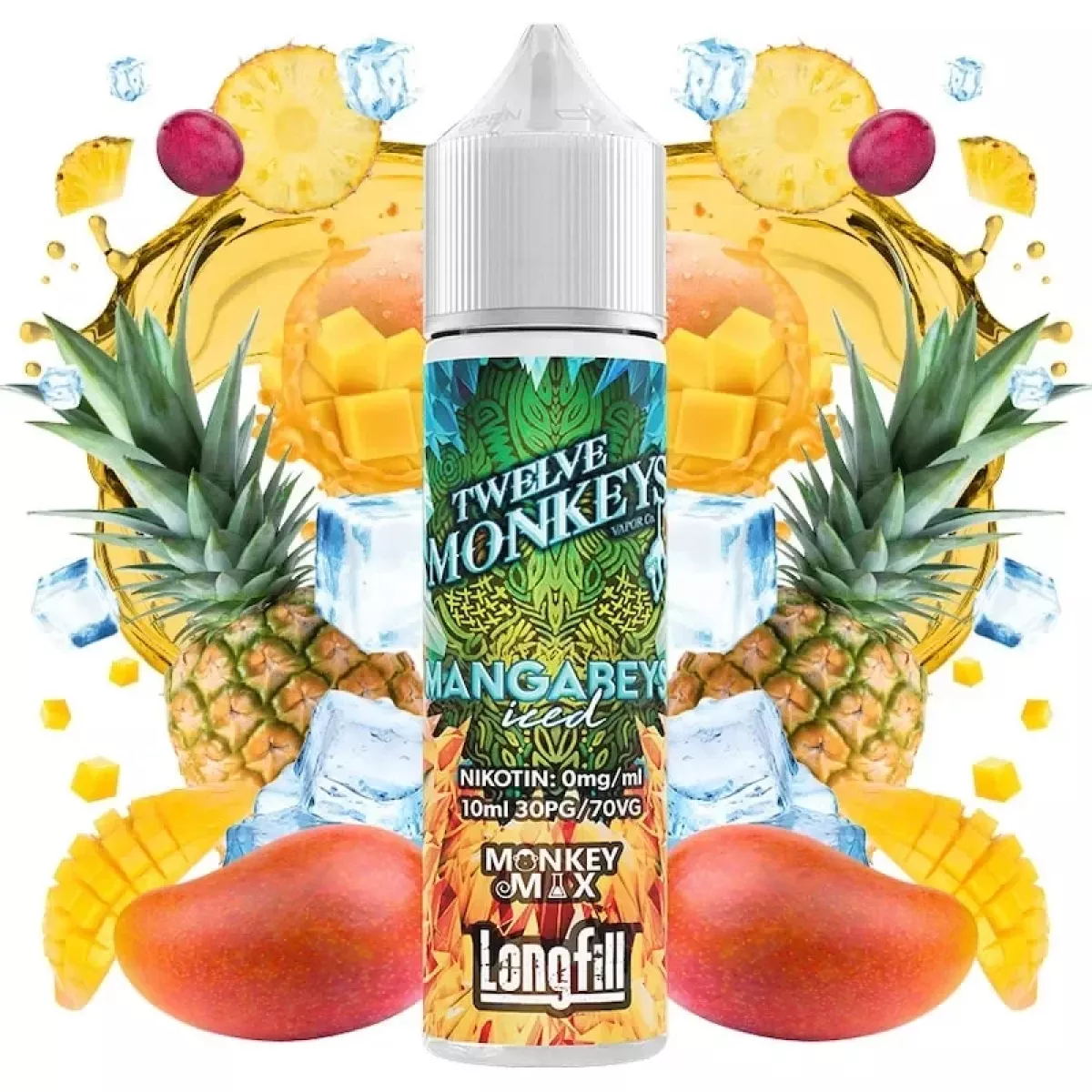 Twelve Monkeys Mangabeys Iced 10/60ml Longfill Aroma