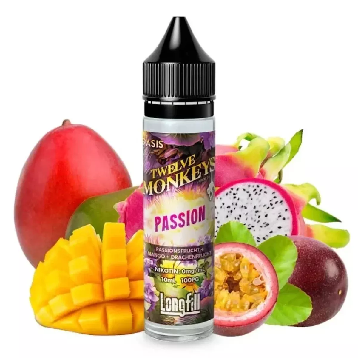 Twelve Monkeys Passion 10/60ml Longfill Aroma