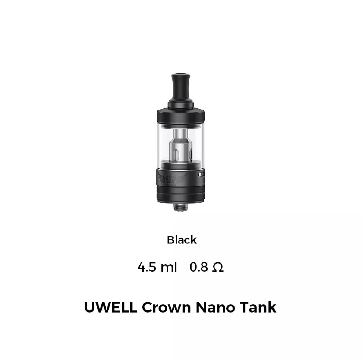 Uwell CROWN Nano Tank 4.5ml Schwarz
