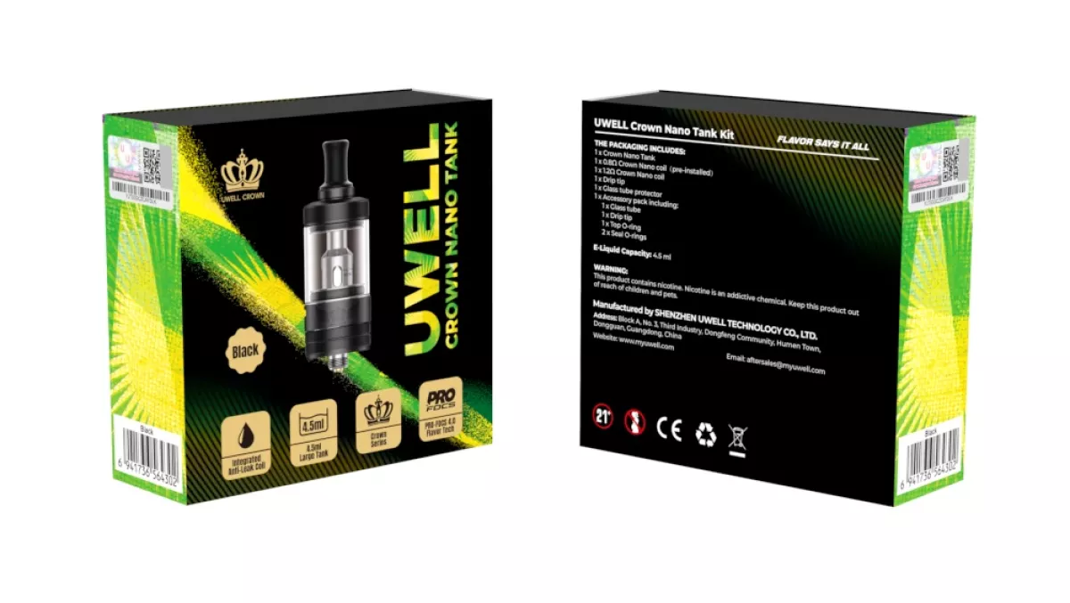 Uwell CROWN Nano Tank 4.5ml Boxed