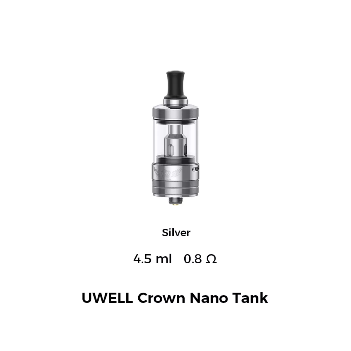 Uwell CROWN Nano Tank 4.5ml Silber