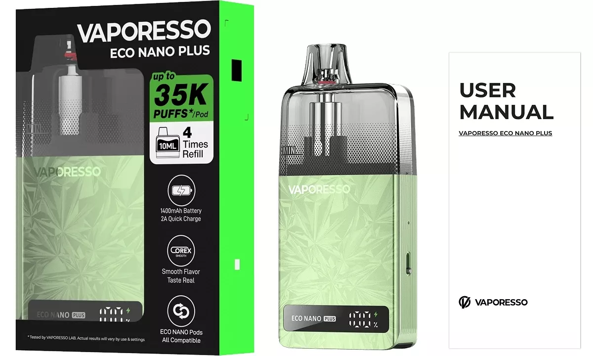 Vaporesso Eco Nano Plus Podset 1400mAh 10ml