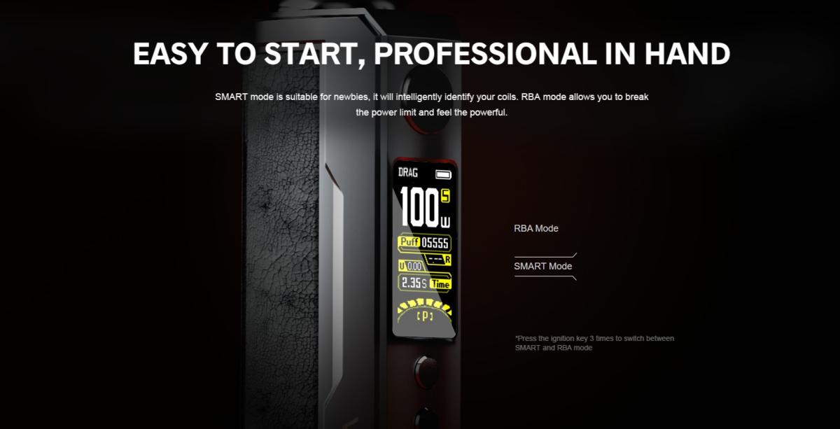 Voopoo DRAG X Plus Professional Edition Mod 100W 21700