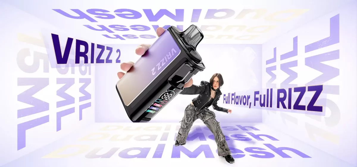 Voopoo Vrizz V2 Pod Kit 15ml 1350mAh Banner