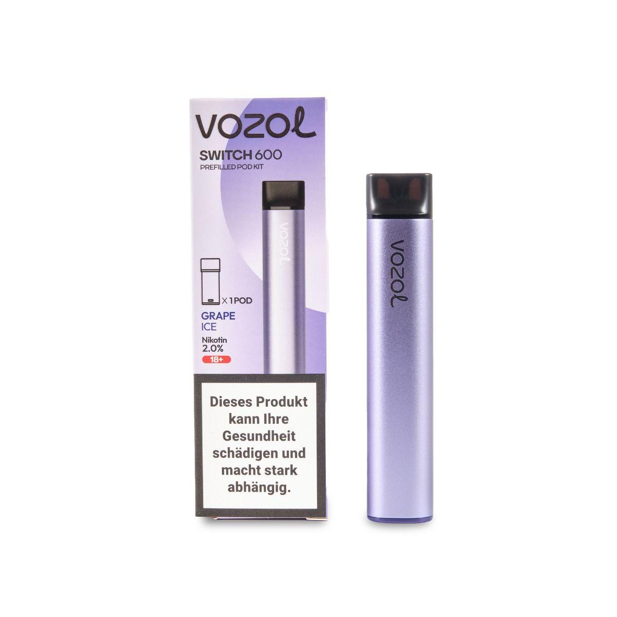VOZOL Switch 600 Kit 20mg/ml 400mAh 600 Züge