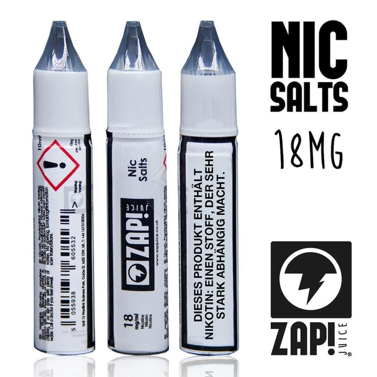Zap Juice Nikotinsalz Shots 70VG/30PG 18mg/ml