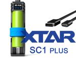Xtar SC1 Plus Schnelllade-Reise-Ladegerät 1-Slot für Li-Ionen und NiMH Akkus